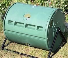 Patio-back Yard Barrel Tumbler Dual Composter For Home Gardening Composting