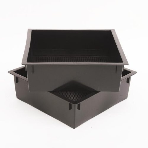 Worm Factory Additional Composting Bin Trays Black pack Of 2