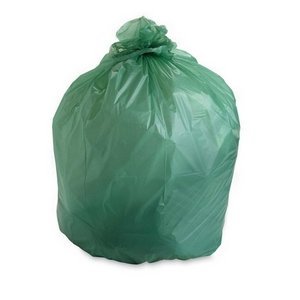 Stout E3348e85 32 Gallon 33&quot X 48&quot Heavy Duty Compostable Trash Bags 50 Bags Per Case Astm6400 Green Made