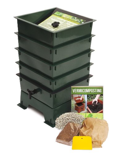 Worm Factory Ds4gt 4-tray Worm Composter Green