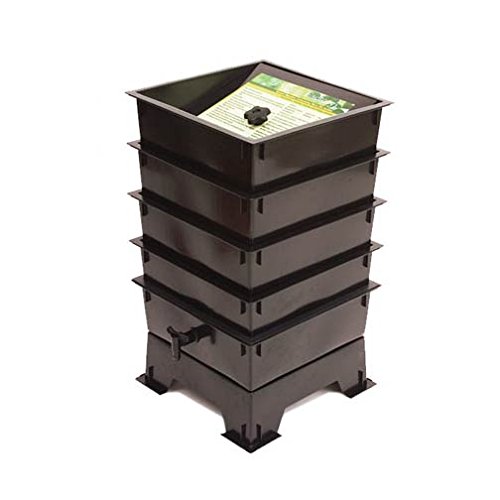 The Worm Factory 4-tray Composter black