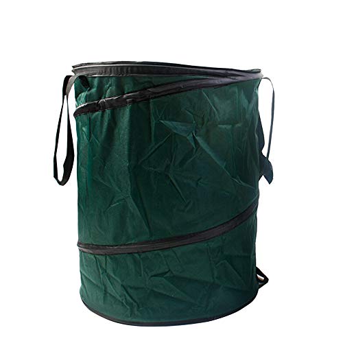 Garden Waste Bags Garden Garbage Bag Large Waterproof Heavy Garbage Bag Can Be Reused Foldable Courtyard Bin Pool Garden Leaf Garbage Bag Color  Nylon