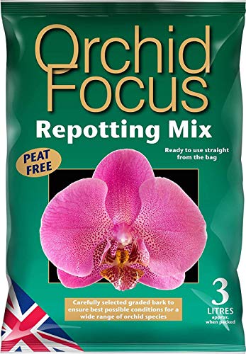 HANO Seeds Package Orchid Compost Soil ReSeedting Graded Bark Coconut FibreMix Peat Free 3L