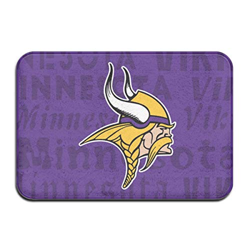 Marrytiny Design Colorful Doormat American Football Team Minnesota Vikings Indoor Non Slip Floor Doormat Mats Suitable Bathroom Bedroom Entrance Toilet 157 X 236 Inches