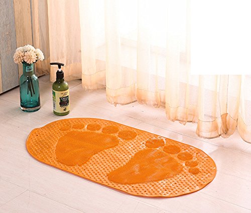 DXG&FX Ultra large bathroom non-slip mat shower mats toilet sucker non-slip mat-C 38x68cm15x27inch