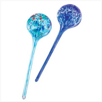 Plant Watering Globe Outdoor Garden Stakes Set Of Two 2