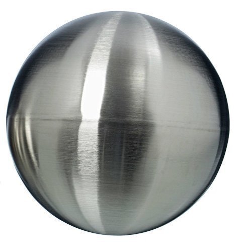 Immo Ingenious Garden Gazing Ball Galaxy - Matt Stainless Steel Silver Floating Ball - Metal Decorative Ball - 1063