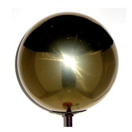10 Gold Stainless Steel Gazing Ball