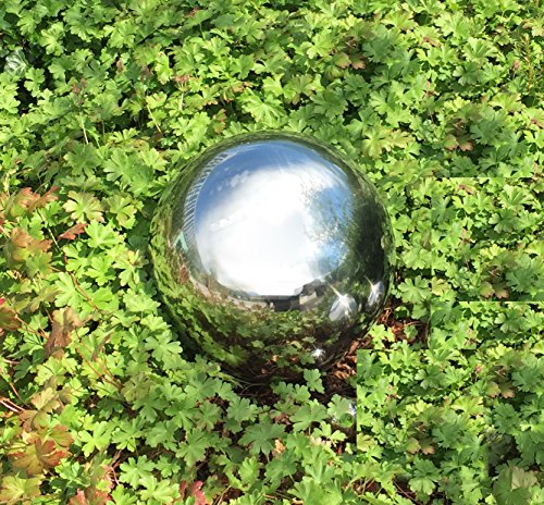 The Crosby Street Stainless Steel Gazing Ball For Garden And Home 13frac34 Inches In Diameter By Whole House Worlds