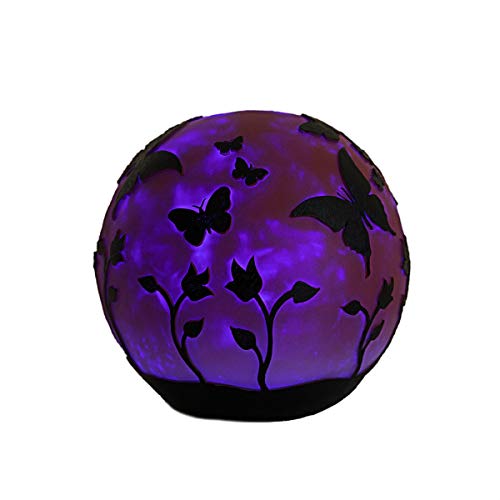 HISC 5499 Garden Gazing Globe Ball44 Butterflies - Pink