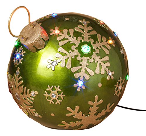 1625 Giant Green Gold Christmas Lights Ornament Gems Yard Lawn Decoration