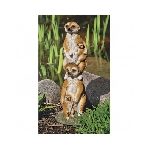 Family Meerkat Statue Garden Decor Lawn Garden Patio Garden Home Garden Statue Yard Art