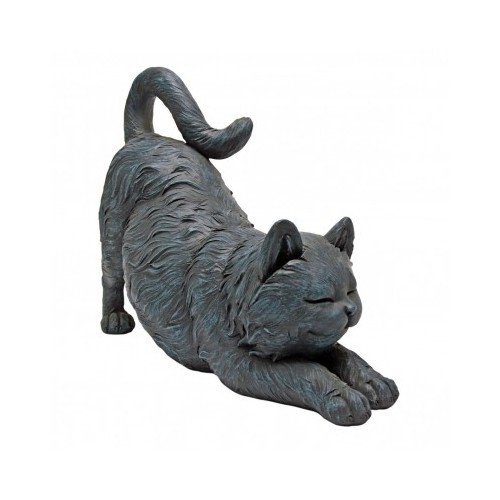 Stretching Cat Statue Garden Decor Home Garden Decor Yard Art