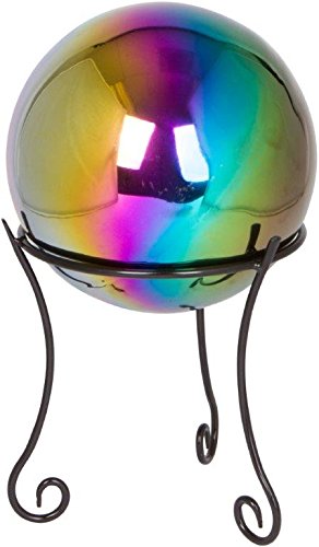 8 Metal Gazing Ball Stand for 8 or 10 Gazing Ball by Trademark Innovations