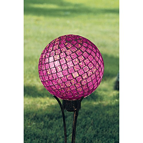 Carson Sparkling Magenta 10 Gazing Ball