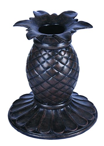 Russco Iii Gd138019 Pineapple Resin Gazing Ball Stand 10&quot Oil Rubbed Bronze Finish