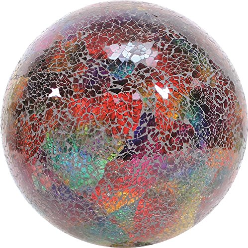 Vcs Glmtlf10 Mosaic Glass Gazing Ball Turquoiselimefuchsia 10-inch