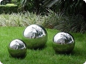 8 Stainless Steel Gazing Ball
