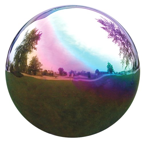 Vcs Rnb10 Mirror Ball 10-inch Rainbow Stainless Steel Gazing Globe