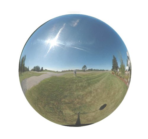 Very Cool Stuff Sil06 Stainless Steel Gazing Globe Mirror Ball 6-inch