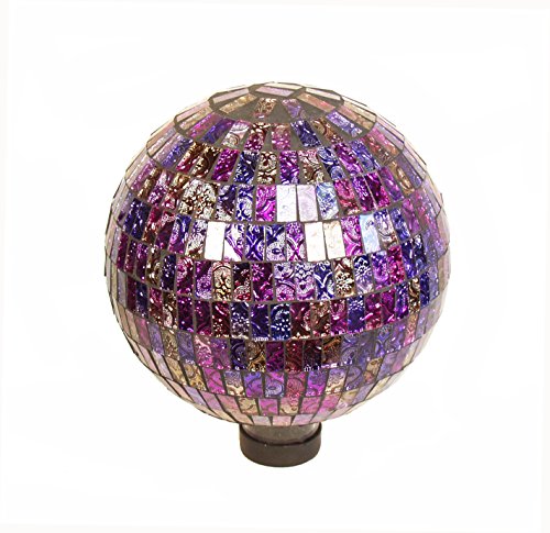 Echo Valley 8210 10-inch Mosaic Glass Gazing Globe Parti-color