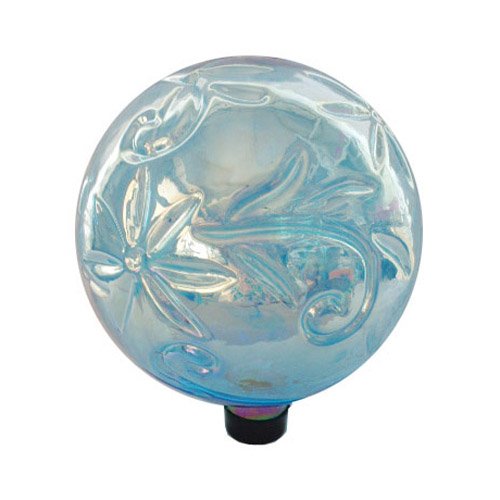 Gardeners Select Glass Gazing Globe Blue 10