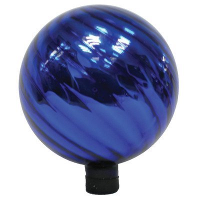 Very Cool Stuff VCS Glass Gazing Globe with Blue Swirl 10-Inch by Very Cool Stuff