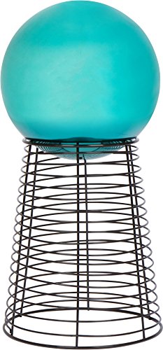 12&quot Metal Gazing Ball Standamp 10&quot Gazing Ball blue By Trademark Innovations