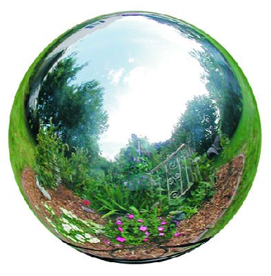 10 Inch Silver Stainless Steel Gazing Globe