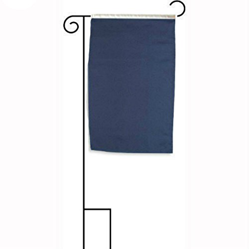 12x18 12x18 Solid Navy Blue Sleeved w Garden Stand Flag