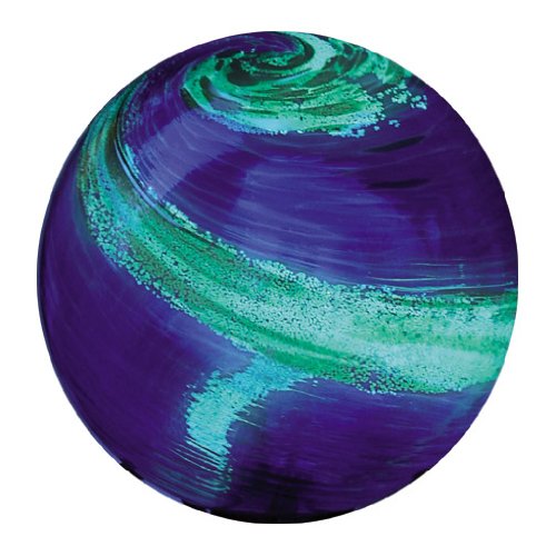 Echo Valley 8140 10-inch Glow-in-the-dark Illuminarie Glass Gazing Globe Light Blue Swirl
