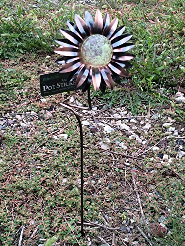 Echo Valley Illuminarie Glow in the Dark Sunflower Flower Pot Sticker 4220