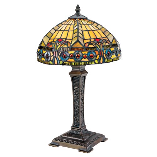 Design Toscano The Carlisle Beaux-arts Stained Glass Lamp