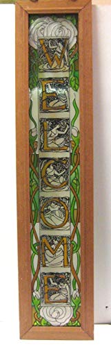 Welcome Artistic Gifts Stained Glass Panel 9 X 40 Suncatcher
