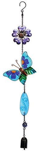 Sunset Vista Designs Metal and Glass Butterfly Suncatcher