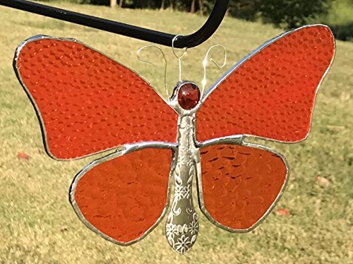 Stained Glass Butterfly Sun-catcher