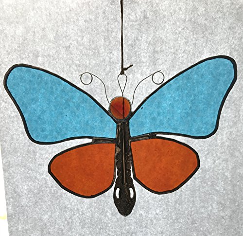 Stained Glass Butterfly Sun-catcher