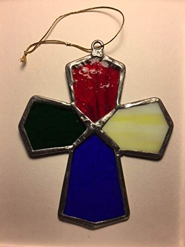 None Stained Glass Ornament