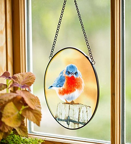 Mad Bluebird Suncatcher