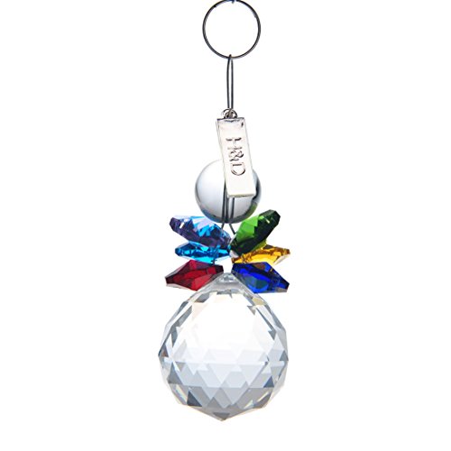 H&ampd Crystal Ball Pendant Chandelier Prism Hanging Suncatcher multi-color