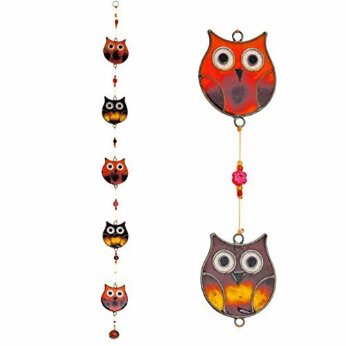 String of Owls Hanging Suncatcher
