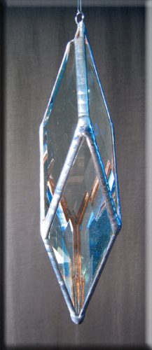 Rainbow Water Prism - Large Diamond Rainbow Maker - Glass Crystal Suncatcher