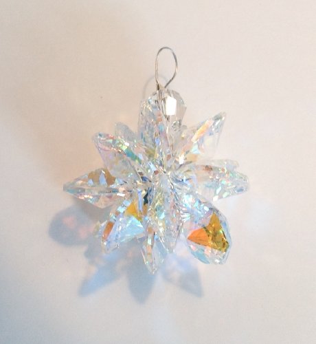 40mm Aurora Borealis Fireball Crystal Prism Suncatcher Ornaments
