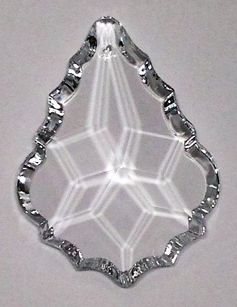 Crystal Prism Arrowhead Shaped Faceted Glass Suncatcher Ornament 76mm