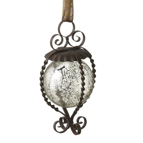 Ornamental Metal and Glass Suncatcher