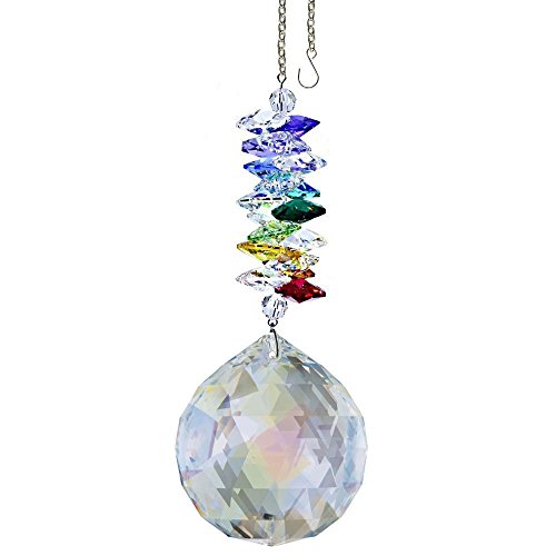 Swarovski 45 Crystal Ornament Diva Aurora Borealis Ball Prism Amazing Rainbow Maker Crystal Cascade Suncatcher