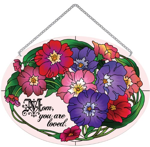 Joan Baker Designs Lo281r Primrose/mom You Are Loved Suncatcher, 9 By 6.5-inch