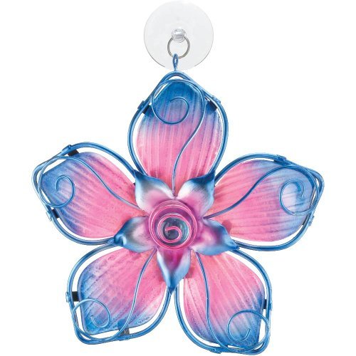 Sun Catcher Window Decor Pink Plumeria - Regal Art#10636