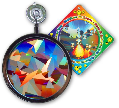 Suncatcher - Crystal Rainbow Window Sun Catcher - Includes A Bonusquotrainbow On Board&quot Sun Catcher