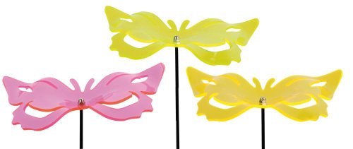 Esschert Design Glow in The Day 3-D Butterfly Sun Catcher Set of 3